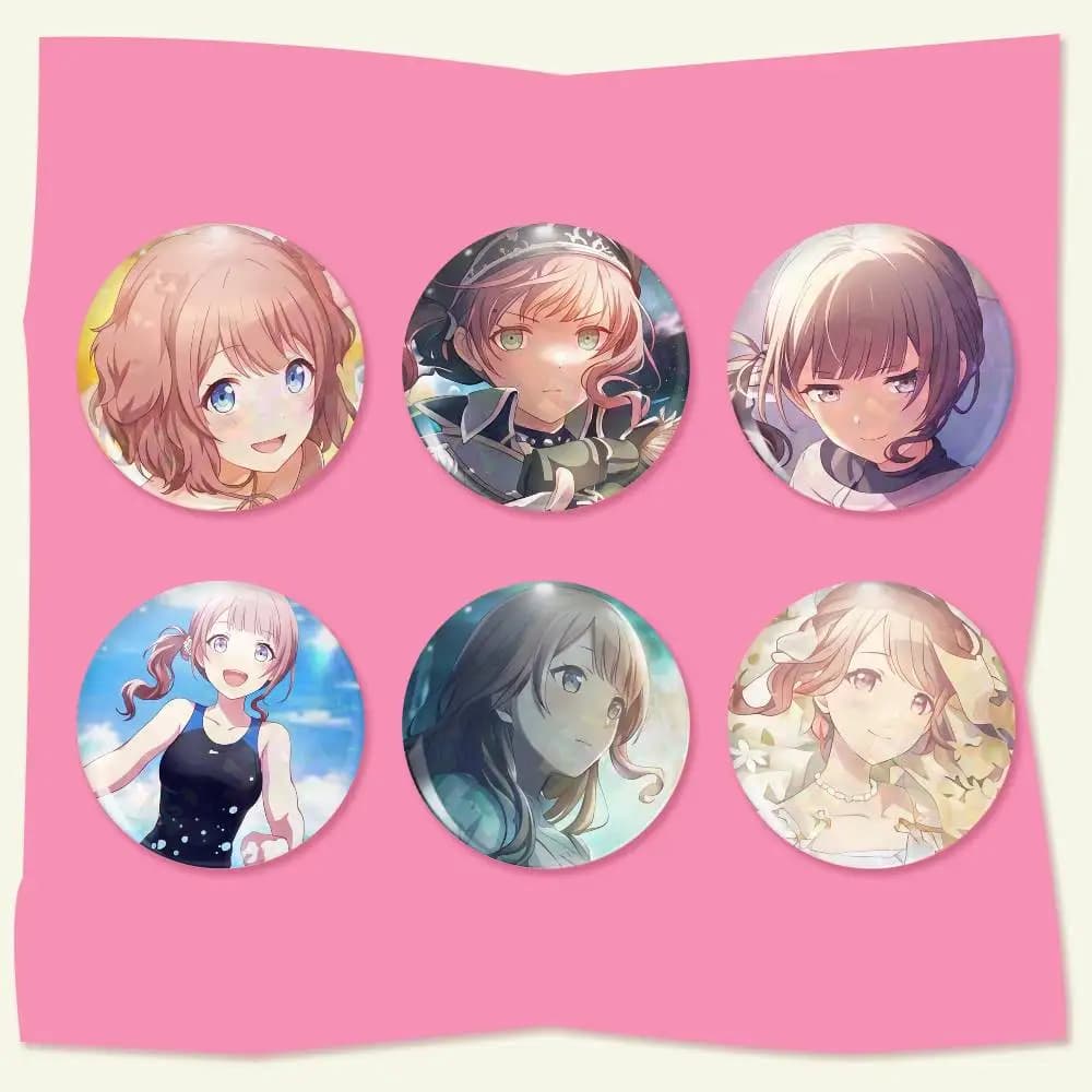 Mochizuki Honami Pins, Cartoon Brooches, Badge Gifts, Clothing, Backpacks, Stationery, Accessories