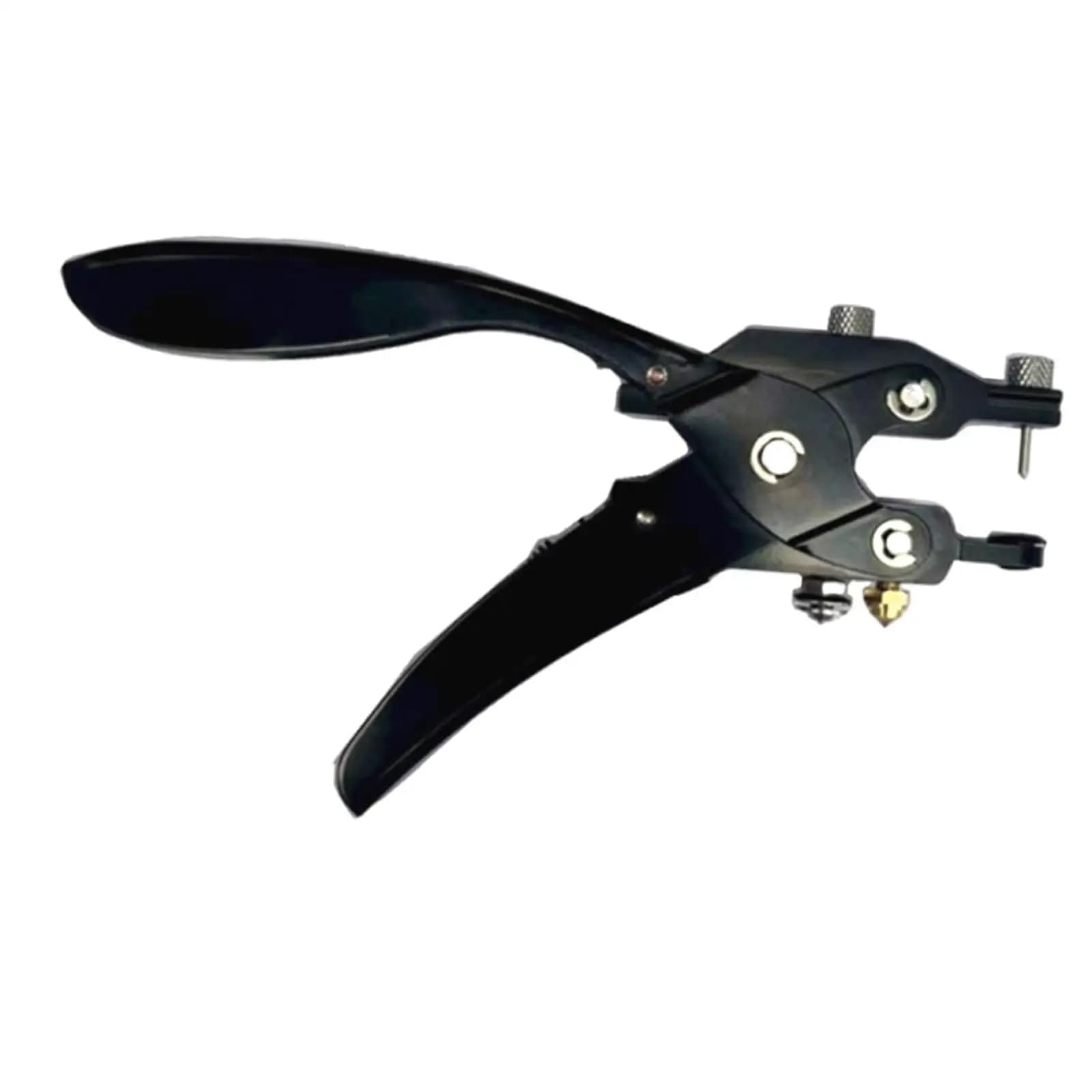 Pinza per corde per racchetta da badminton Accessorio nero con efficienza migliorata Manico ergonomico in metallo Strumento per anelli di tenuta Macchina per incordare il tennis