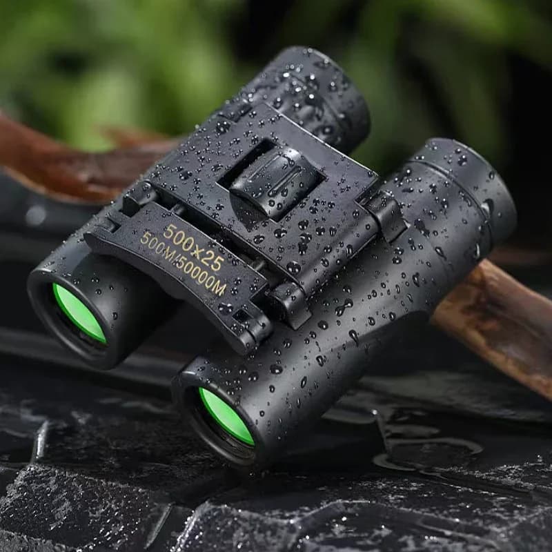 500X25 Binocolo potente ad alta definizione Mini telescopio pieghevole remoto BAK4 FMC Caccia ottica Sport Viaggio di campeggio all'aperto