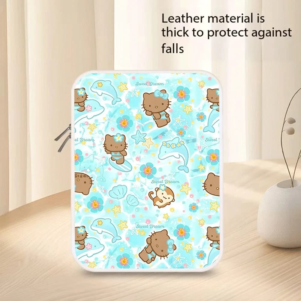 Borsa Portaoggetti Cartoon Pachacco Hello Kitty Kuromi 10 11 12 13 14 15 Pollici, Custodia per Tablet in PU, Borsa per Laptop Macbook, Regalo per le Feste