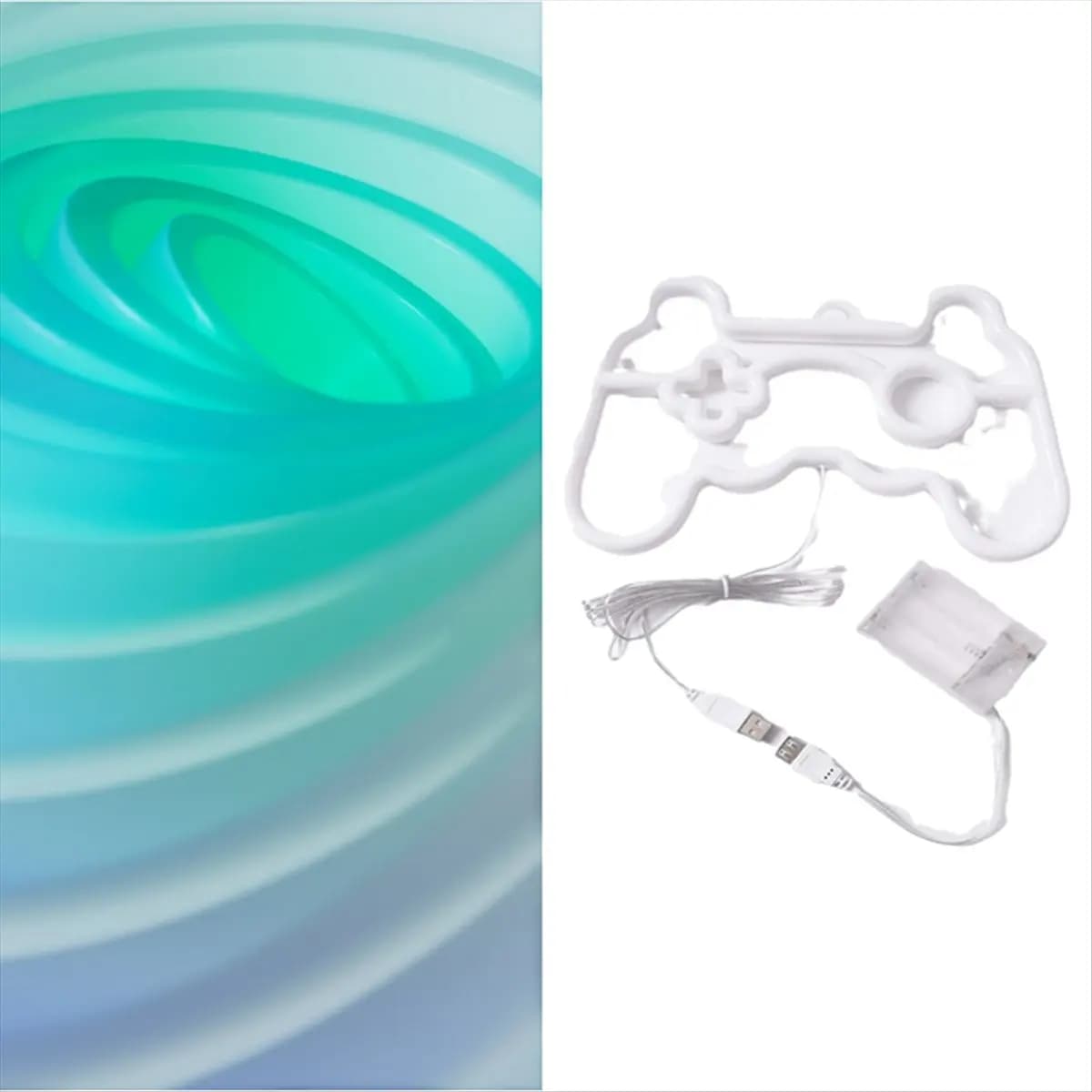 Insegna al neon Gamepad Insegna al neon Luce al neon a LED alimentata tramite USB per la decorazione della parete Camera da letto Banchetto Pub Decorazione della sala giochi