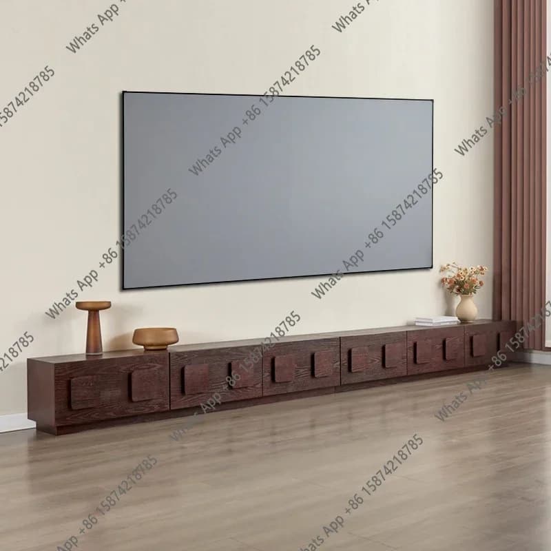 Mobile TV Minimalist in Wood BN Sm with Drawers, Luxury Design TV Table, Comodini Porta Monitor, Modern Archive, Tendency Furniture