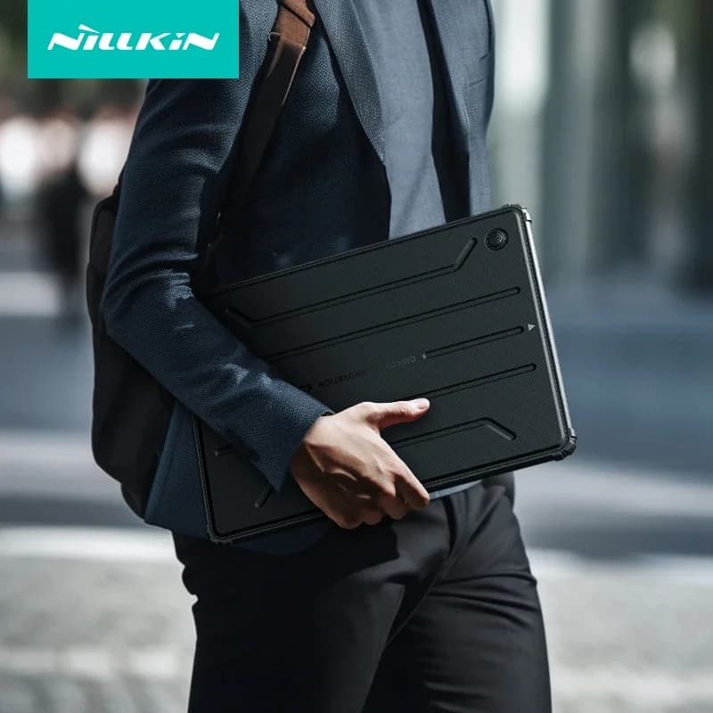Per MacBook Air m1 Custodia per MacBook Air m2 Custodia NILLKIN Paraurti Custodia per laptop satinata Custodia per laptop in pelle PU per MacBook Air 13
