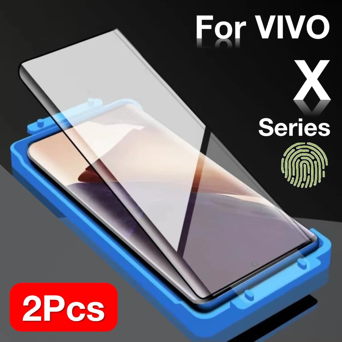 2 pz per VIVO X50 X60 X70 80 X90 X100 Y100 S Pro Plus protezione dello schermo protettiva con Kit di installazione non vetro
