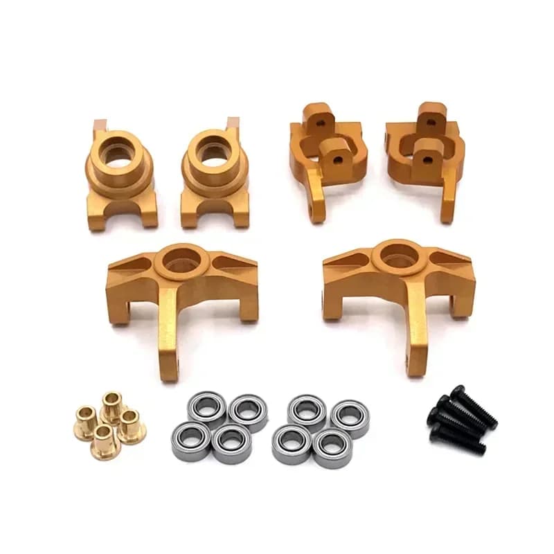 Sedile della ruota anteriore Sedile della ruota posteriore Sedile a forma di C Set di accessori per auto RC per WLtoys 144001 124017-16-18-19 LC Racing 1/14 RC Veicolo