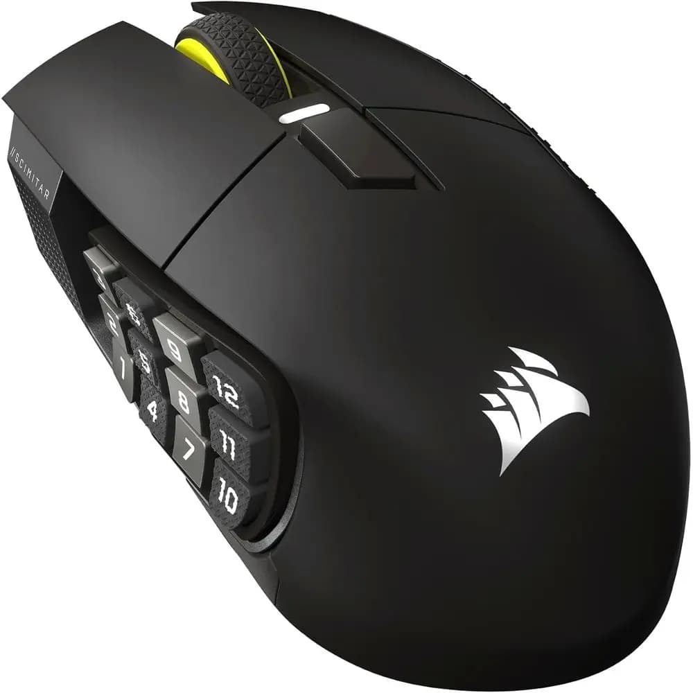 Mouse da Gaming Wireless ad Alta Precisione 33K DPI con 16 Pulsanti Personalizzabili, Virtual Stream Deck, Polling a 1000Hz, Batteria da 150 Ore