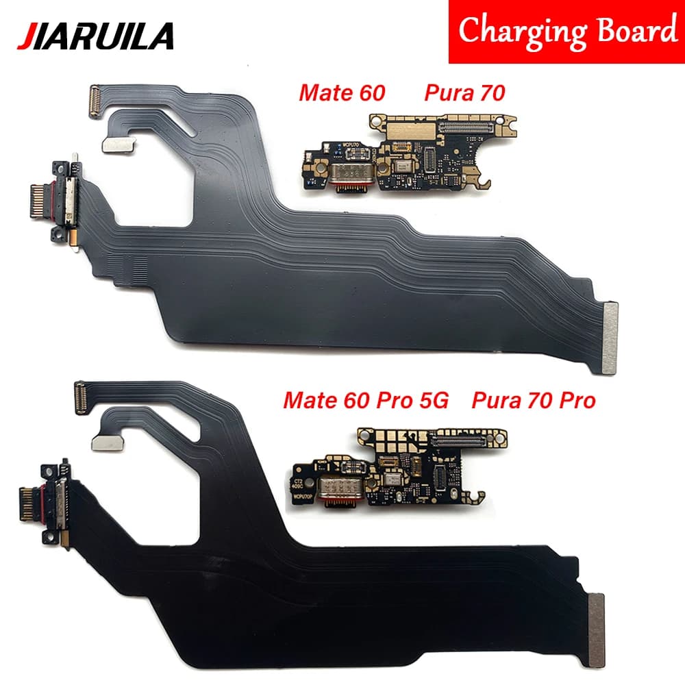 10 pezzi, porta di ricarica per caricatore USB per Huawei Mate 40 Pro 5G Pura 70 Pro P50 Pro connettore dock cavo flessibile per scheda microfono