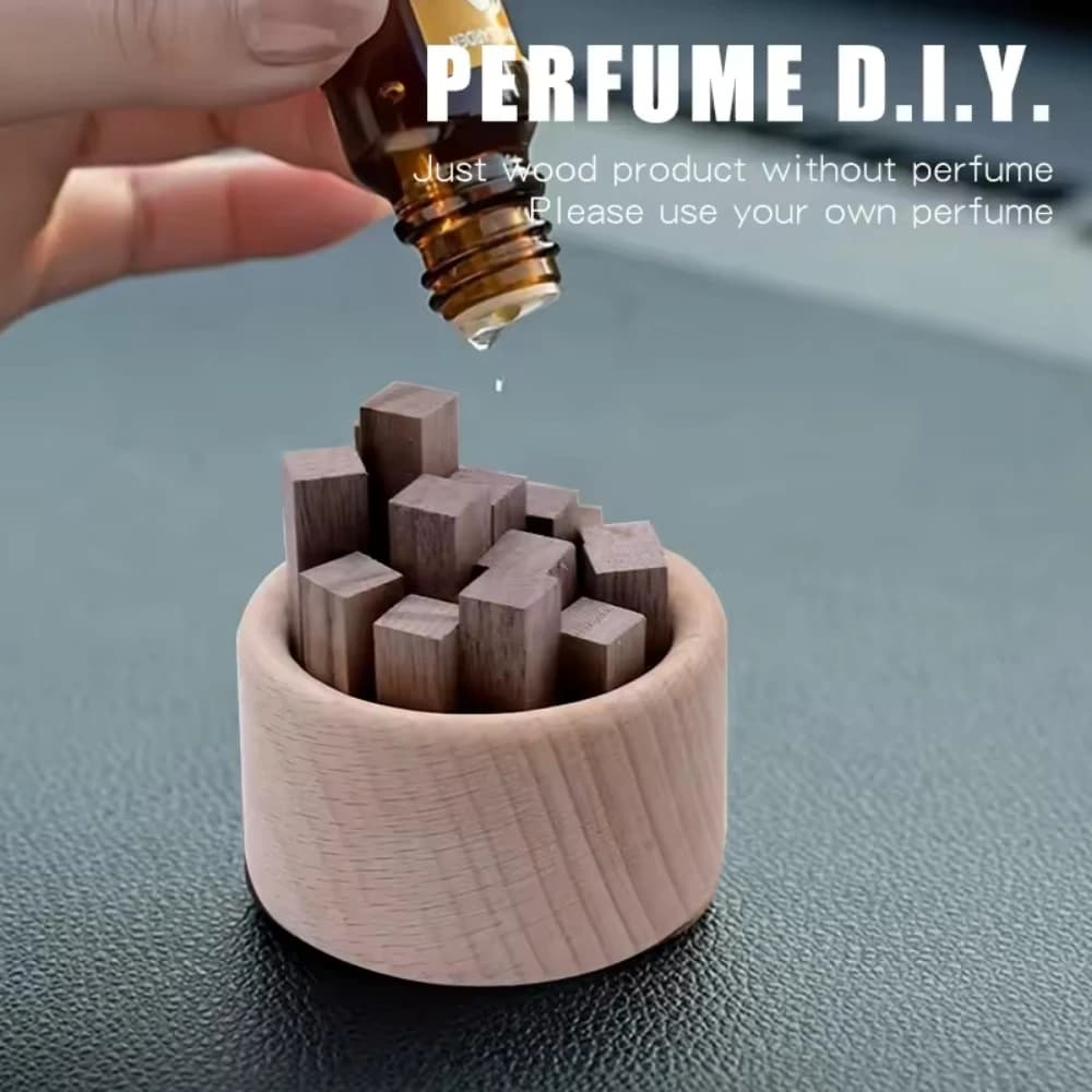 1 pz Diffusore Profumo di Legno Nessun Diffusore di Olio Essenziale Decorazione Della Casa Aria Fresca Presente Per Un Amico Dormitorio Elementi Essenziali