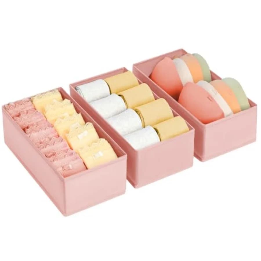Drawer Organizer - Clothes Storage,:Sock, Underwear, Bra, Tie, Belt Dividers