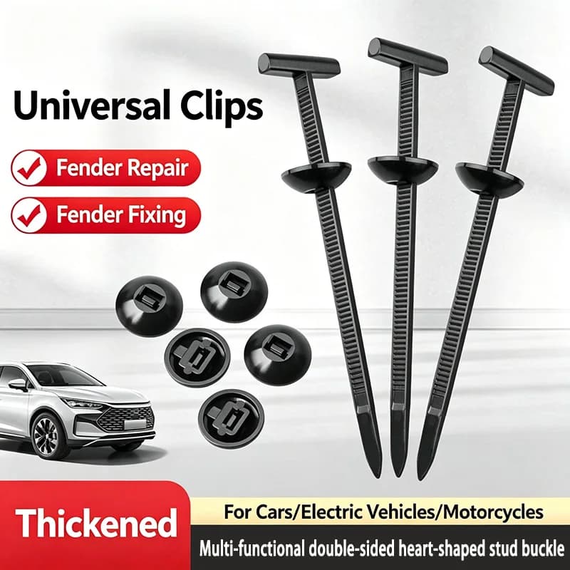 10/100pcs Automotive universal cable tie buckle fixed throughpin fixing base plate cable tie buckle repairbuckle plasticfastener