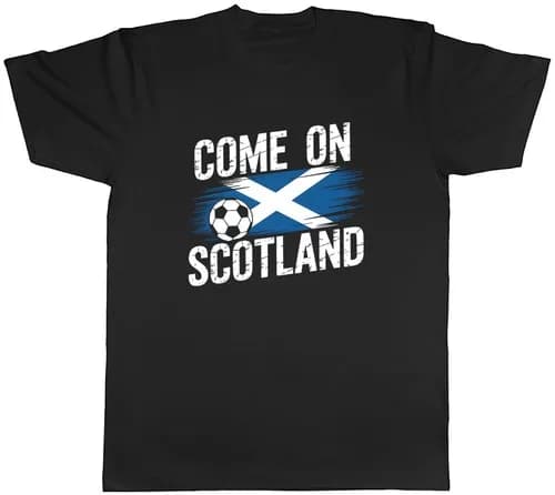 Come on Scotland Supporter Football Fan Mens T-Shirt Tee Gift Top