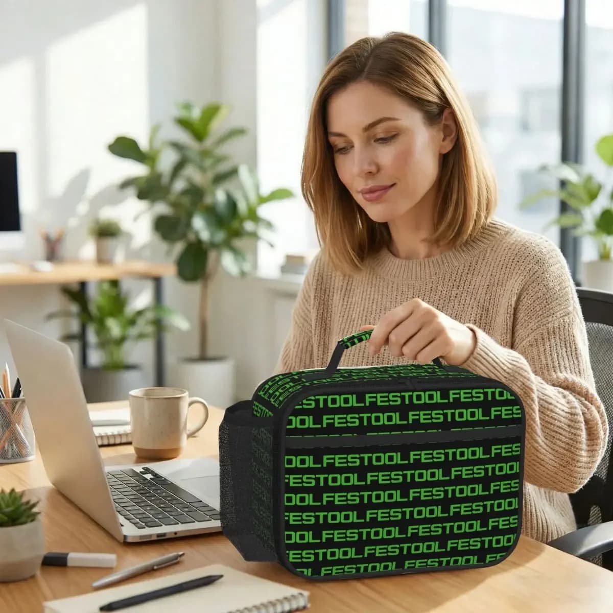 Festool Powertool Insulated Lunch Bag for Kids School Cooler Thermal Food Box Tote Portable Lunch Boxes Container