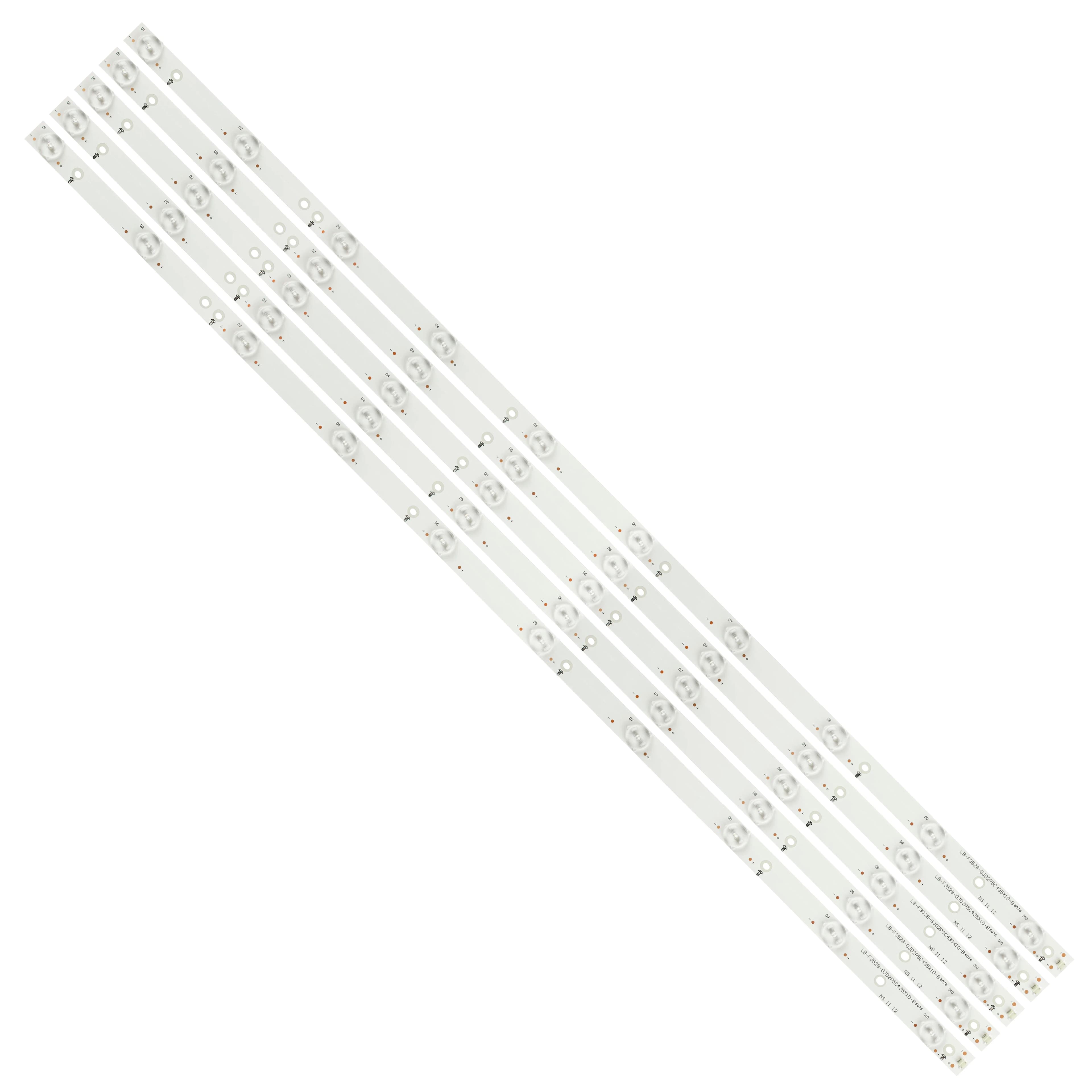 LED Retro Lighting Strip for Philips 43 TV GJ-2K16-430-D510-V4 LB43003 V0 02 LB43101 43PFS4131 43PFS5531 43PUT4900 TPT430US TPT430H3