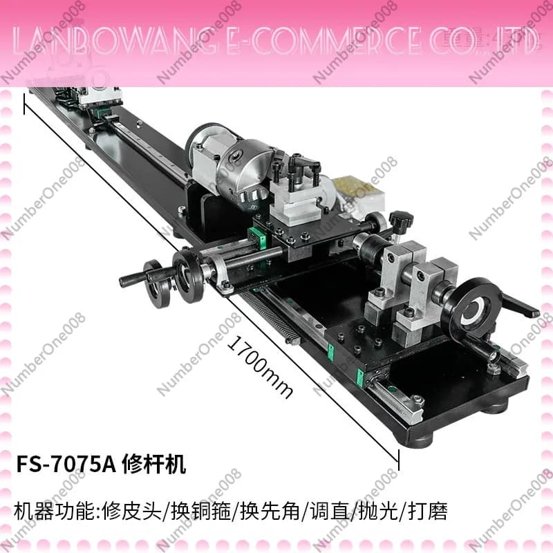 New Manual Lathe Snooker Pool Cue Repair Machine for Billiard Pool Cue Snooker Workshop Model