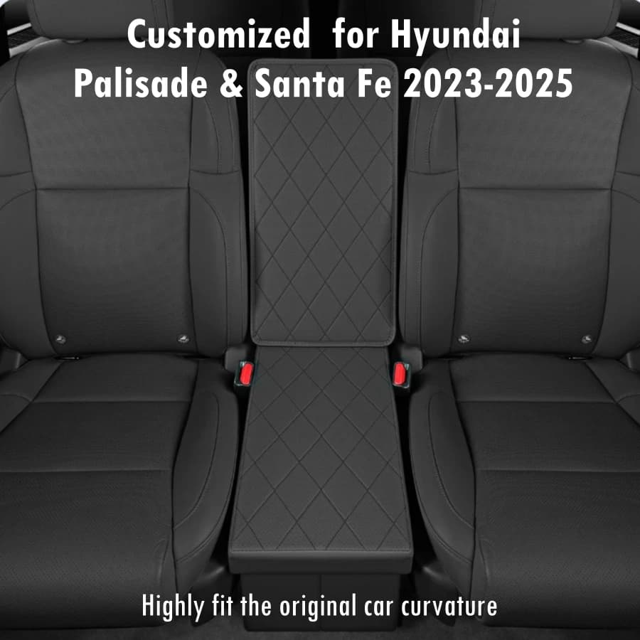 Nuovo Organizer per Sedile Posteriore Auto per Hyundai Palisade e Santa Fe 2023-2025, Organizer per Console, Scatola Portaoggetti per Sedile Posteriore, Contenitore per Giocattoli per Cani