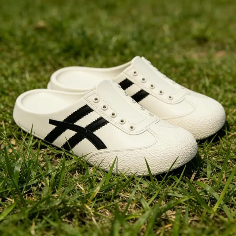 Vulcanized racing shoes design, woman's, summer 2026, light and soft in EVA, outdoor slippers, casual sabot strong sizes