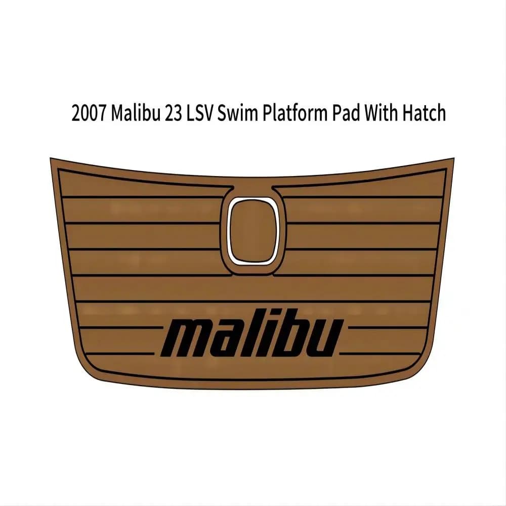 2007 Malibu 23 LSV Tappetino per piattaforma da nuoto con portello Barca in schiuma EVA Tappetino in teak SeaDek Gatorstep Style autoadesivo V249 J6L8