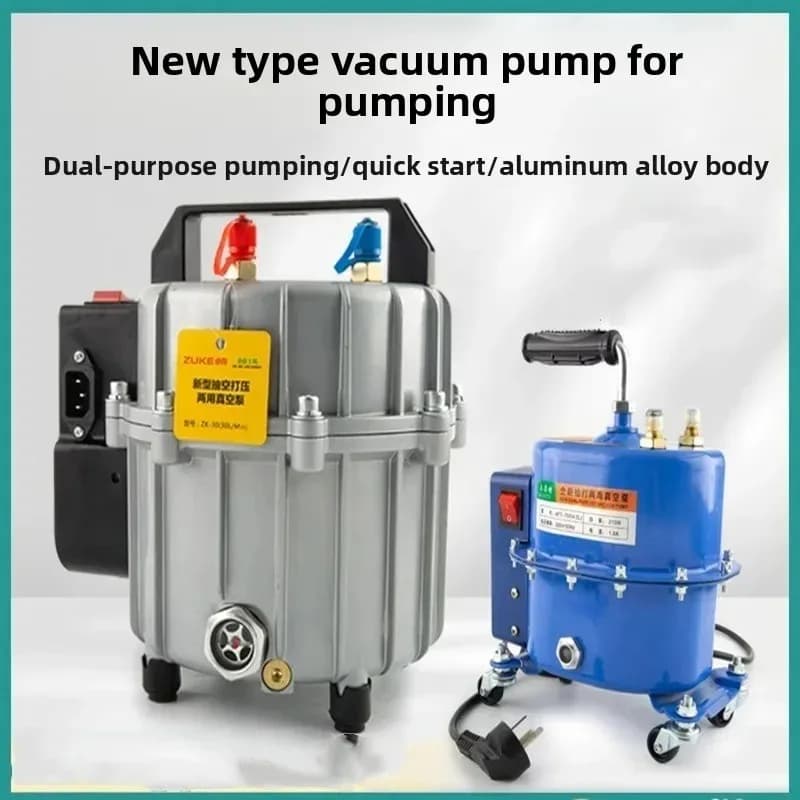 5L Dual-Purpose Adjustable Car Air Conditioning Vacuum Pump Suction Pressure Leak Detector