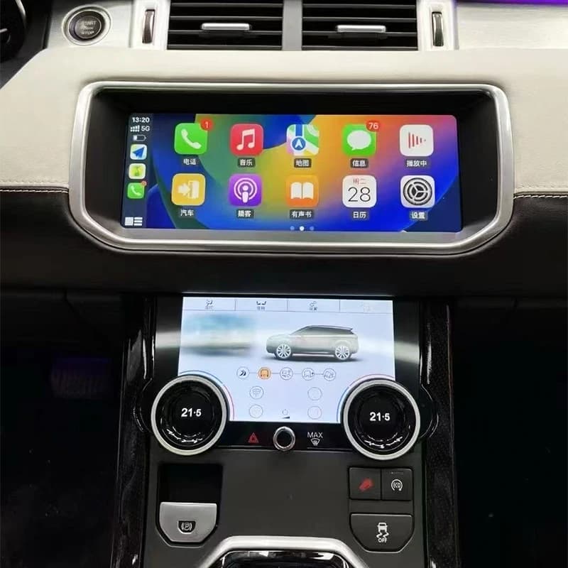 2013-2017 Portable IPS USB Central Control Large Screen Air Conditioning Multimedia Screen with CarPlay for Range Rover Evoque
