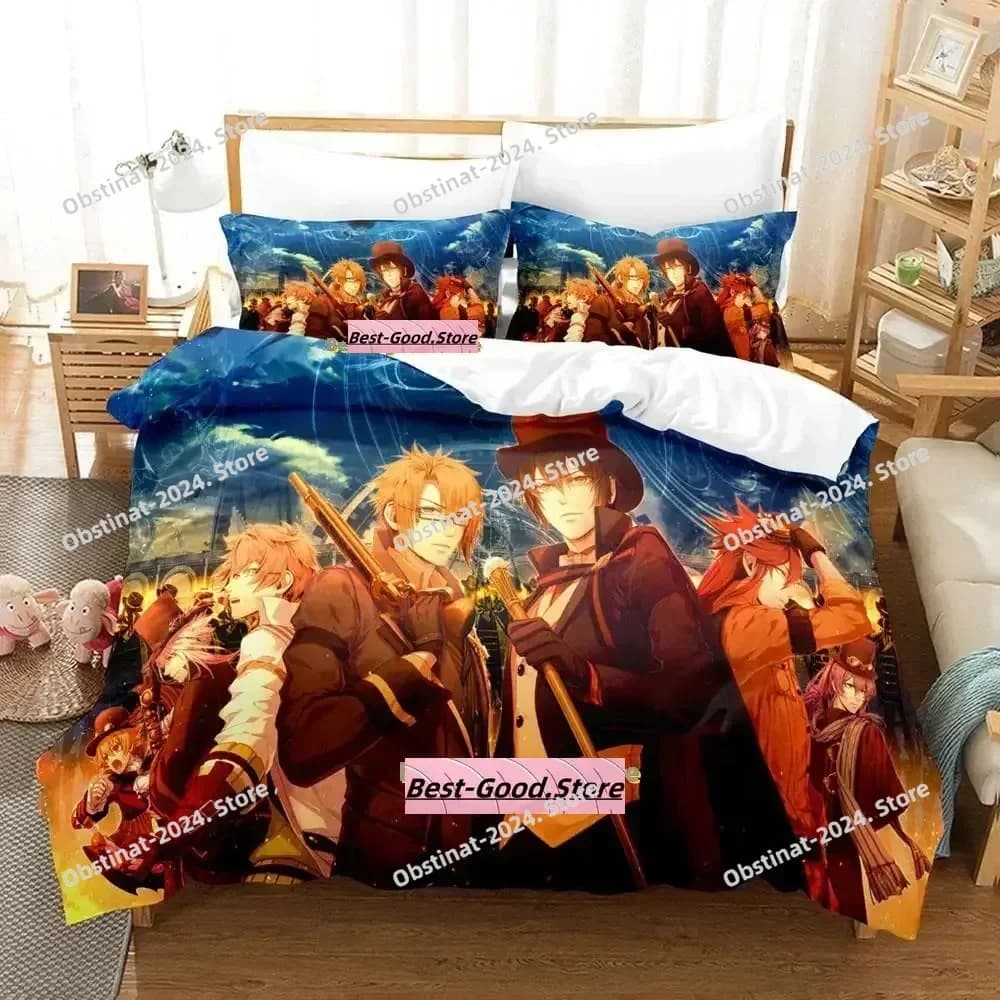 2023 Code Realize Guardian of Rebirth Set biancheria da letto Cartoon Anime set da tre pezzi Set copripiumino per camera da letto per bambini adulti 3D Kawaii