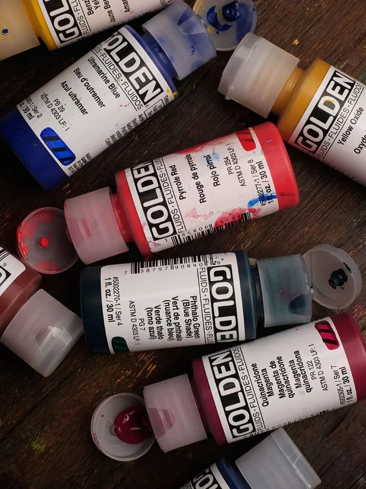Golden Fluid Acrylics Paint 30ml(colors in Series1 and 2)
