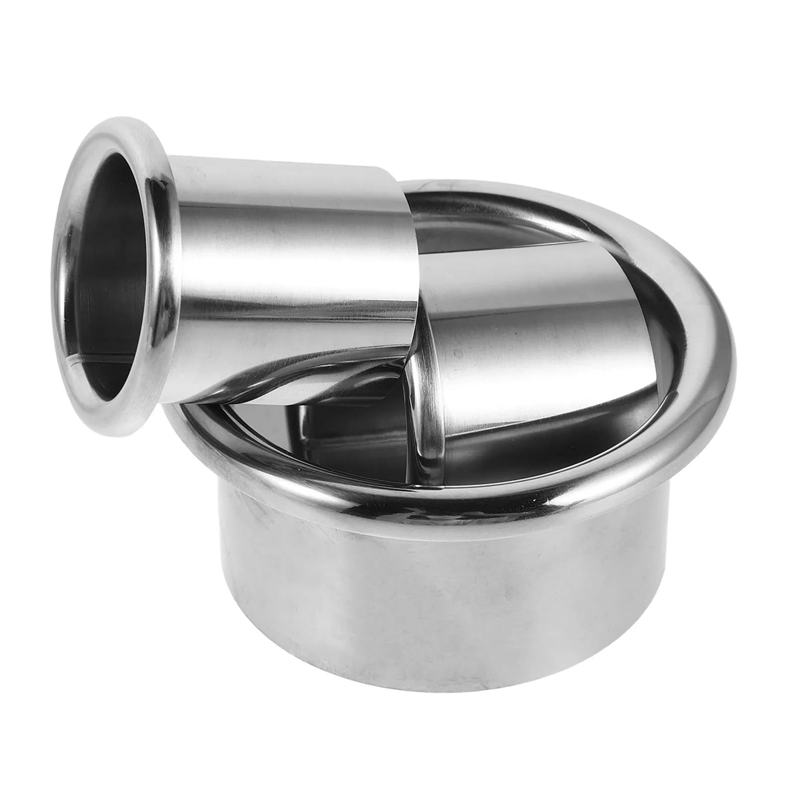 Set di 3 Supporti per Asciugacapelli in Acciaio Inox, Organizzatore Compatto per Asciugacapelli, Porta Accessori per Capelli da Bagno e Scrivania