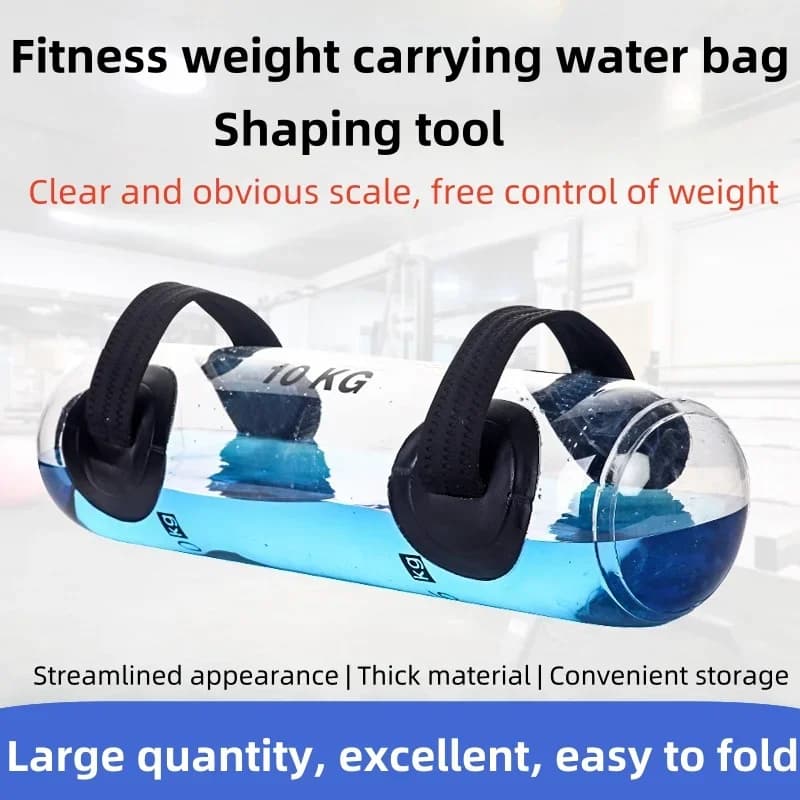 Weight fitness water bag 15/20/35KG water injection dumbbell fitness training weight exercise Dumbbells Barbells Body Building
