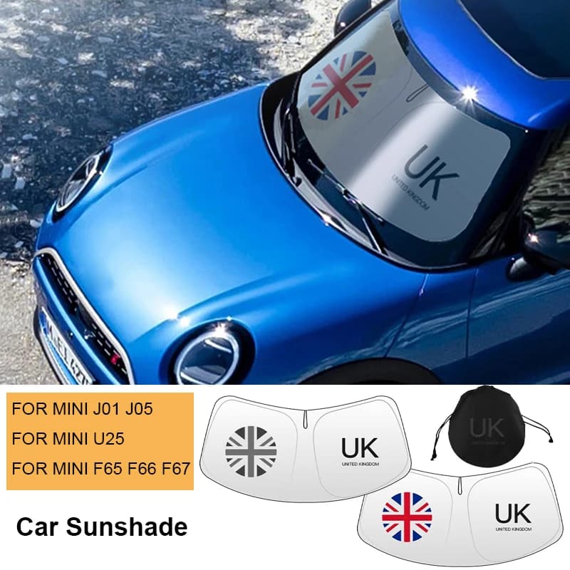 Parabrezza auto Pieghevole Parasole per Mini Cooper S SE F65 F66 J01 EV J05 Aceman U25 Countryman 2024 2025 Parasole Accessori