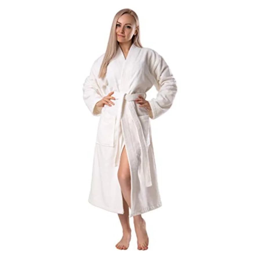 Accappatoio da Donna BAGNO MILANO in Cotone Turco Biologico Certificato, Kimono da Bagno per Donne