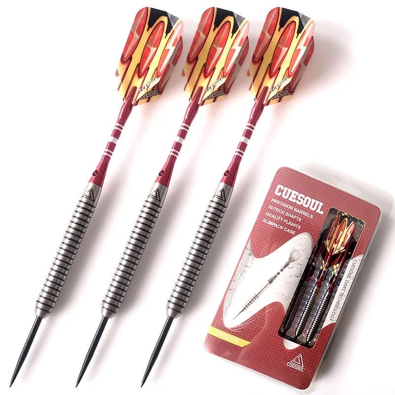 CUESOUL Perno per freccette con punta in acciaio al tungsteno al 90% 25g Freccette professionali con punta in acciaio 3 pezzi