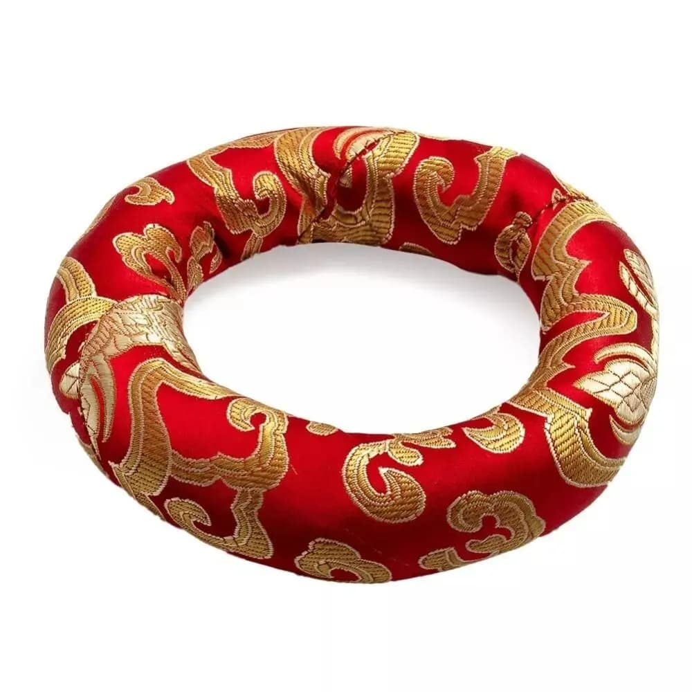 Random Color Tibetan Bowl Pillow Cotton Soft Buddha Sound Bowl Pad Chakra Buddhist Supplies Handmade Tibetan Singing Bowl Pillow