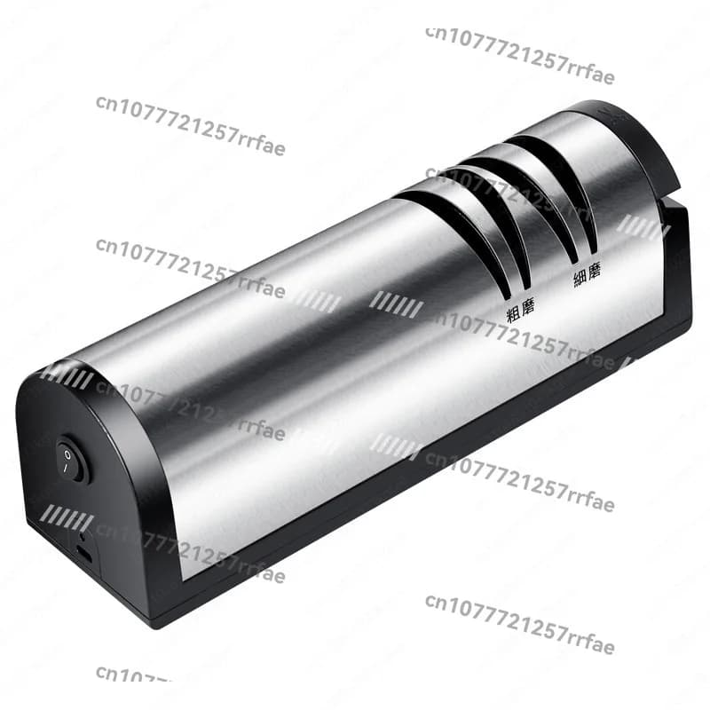 High precision electric sharpeners, automatic, for kitchen knives and scissors, rechargeable via USB.