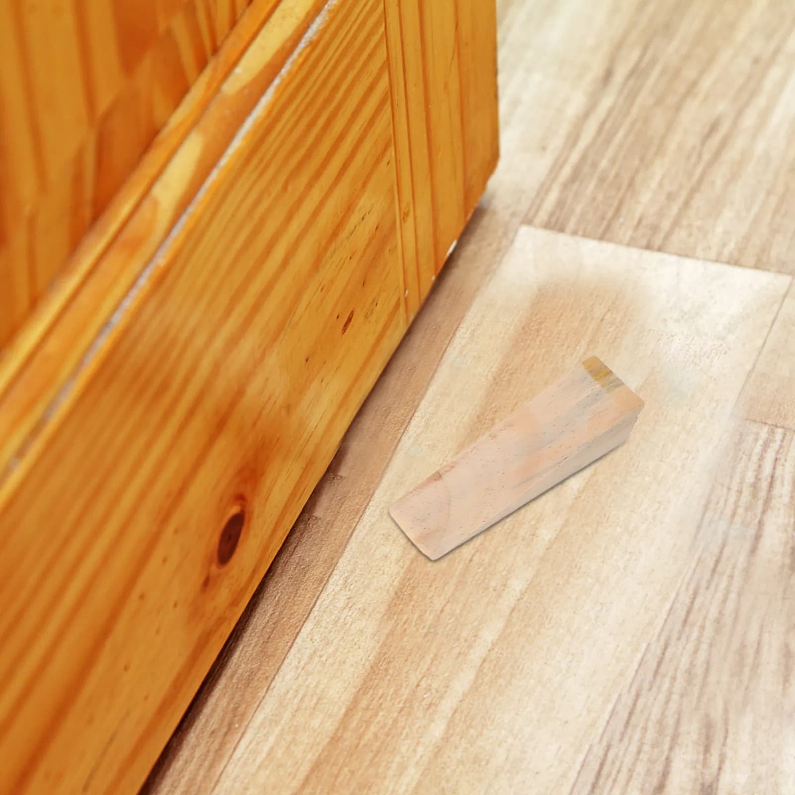 10 Pezzi Fermaporta in Legno Antiscivolo, Stabile e Resistente, per Camera da Letto, Ufficio e Uso Domestico
