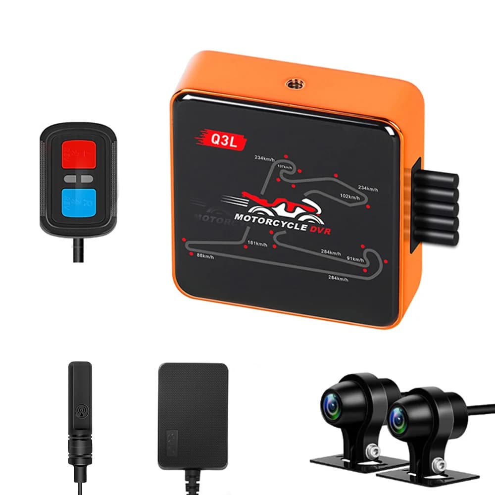 VSYS Q6L Q3L 1080P Moto DVR Full Body Waterproof Motorcycle Camera With Video Overwatch Wi-Fi GPS Dash Cam Moto