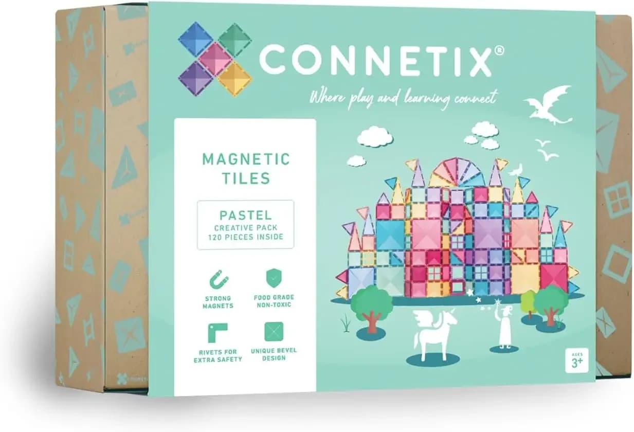 Piastrelle magnetiche Pastello Creative Pack, 120 pezzi