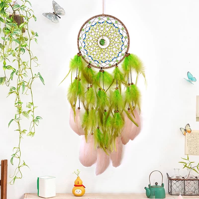 Dream Catcher Hand Knitting Wind Chimes Wall Pendants Living Room Bedroom Decorations Birthday Festival Gifts Home Accessories