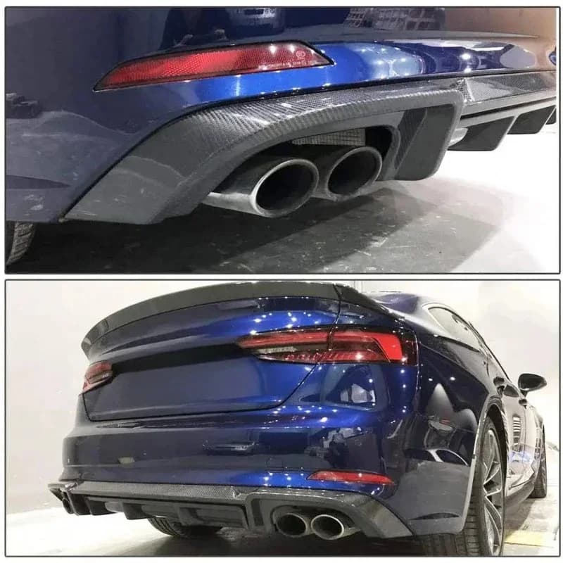 Carbon Fiber Lower Rear Bumper Diffuser Lip