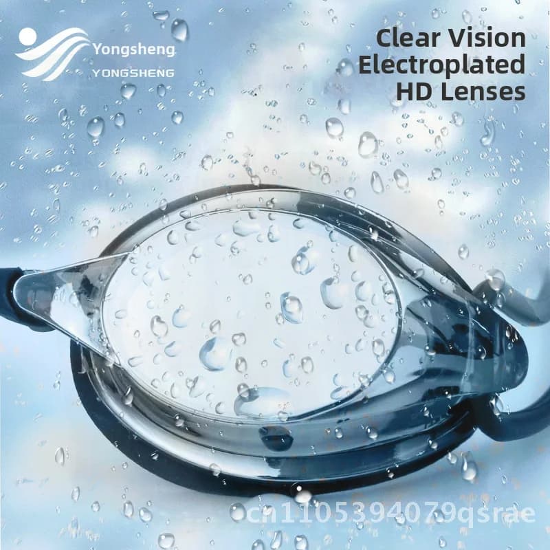 High-definition unisex swimwear Small colored anti-fog waterproof for electrolytic glasses for underwater training