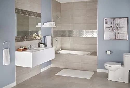18 Inch Wall Mounted Single Towel Bar In Polished Chrome Finish