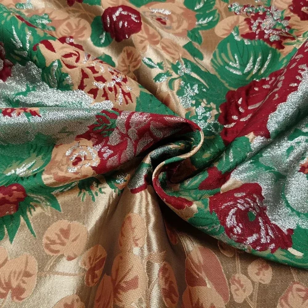 Yarn-dyed Jacquard Positioning Fabric Autumn Winter Trench Coat Suit Evening Dress Brand Fashion Cloth by the Yard