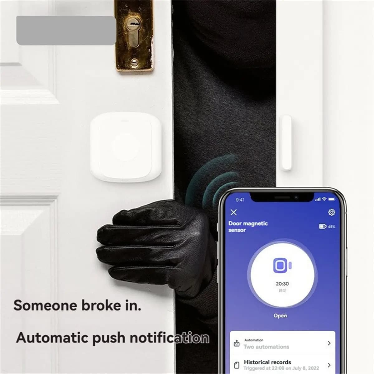 Nuovo Sensore Magnetico Intelligente Tuya ZigBee 2026 per Porte e Finestre con Pulsante di Interazione Scenari e Controllo Remoto tramite APP