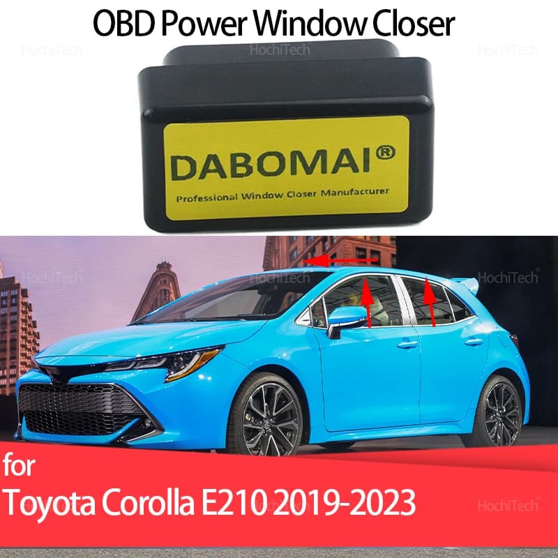 Dispositivo di Controllo per Chiusura Finestrini con OBD per Toyota Corolla E210 2019-2023