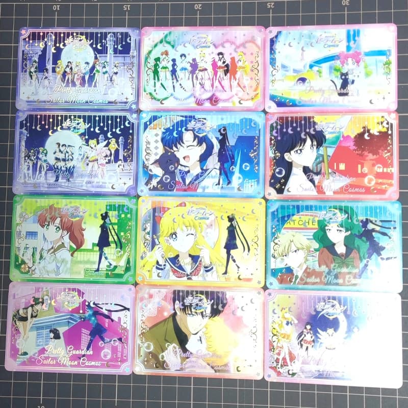 36 pz/set Fai Da Te Sailor Moon Autocontrollo Raccogliere Firma Trading Flash Card Anime Cartoon Regalo Di Natale Giocattolo