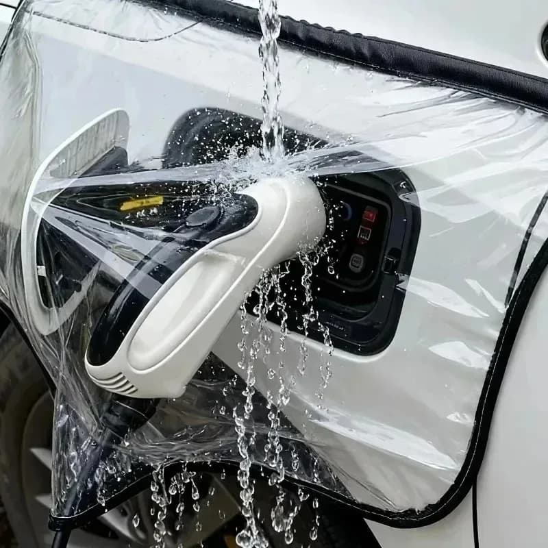 Anti Snow, Rain, and Dust Electric Vehicle Anti Snow and Rain Charger Port Cover Electric Vehicle Charger Port Cover Waterproof