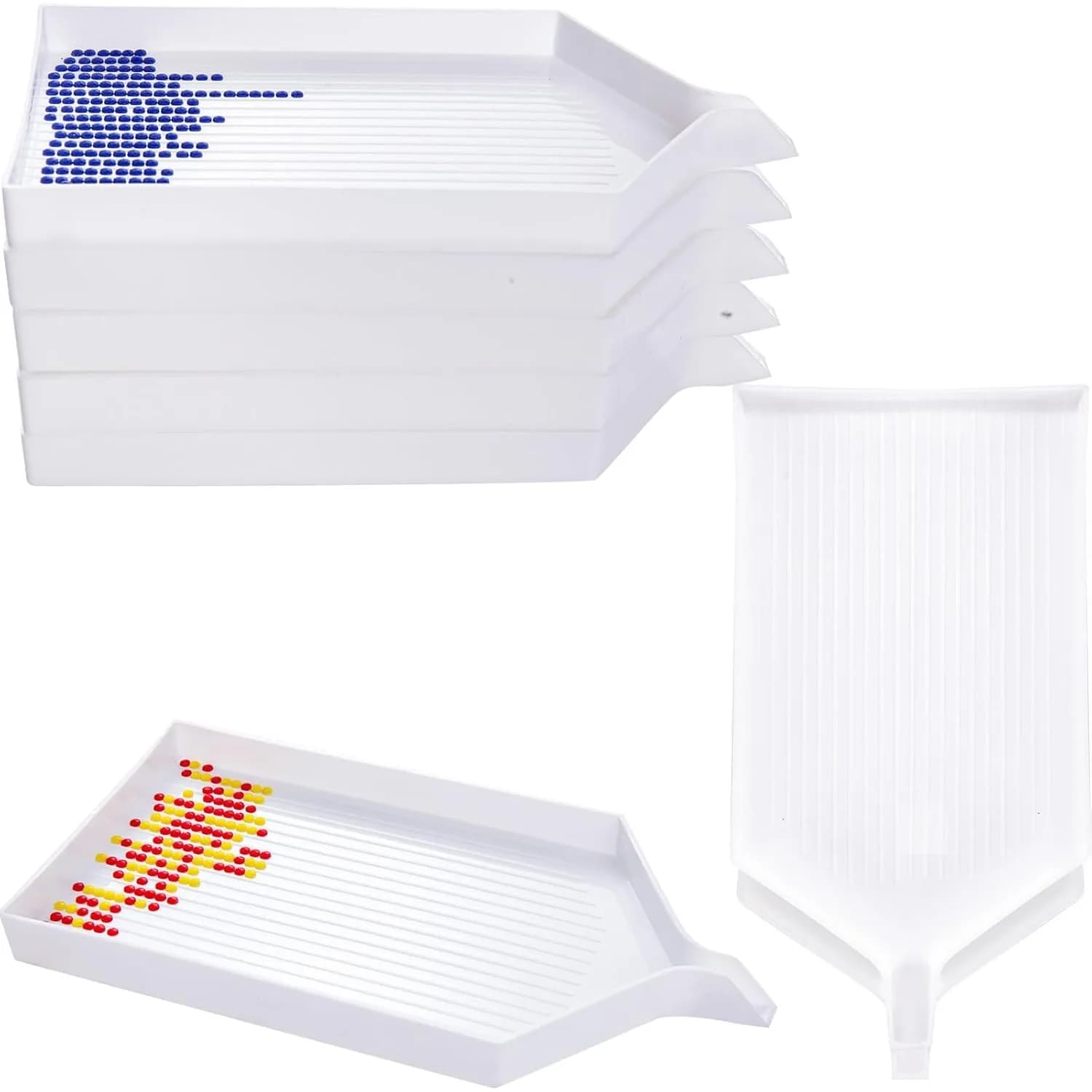 Plastic Diamond Painting Trays 22/16/13/7PCS Bead Sorting Organizer DIY Craft Tools