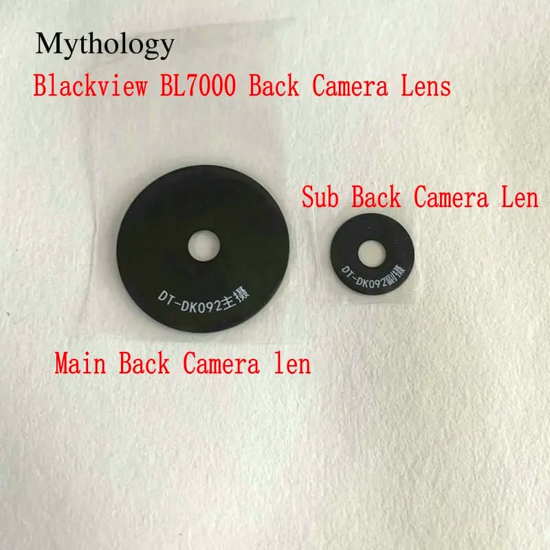 Lente Fotocamera Posteriore per Blackview BL7000, Lente Doppia Fotocamera Posteriore, Parti di Ricambio per Telefoni Cellulari