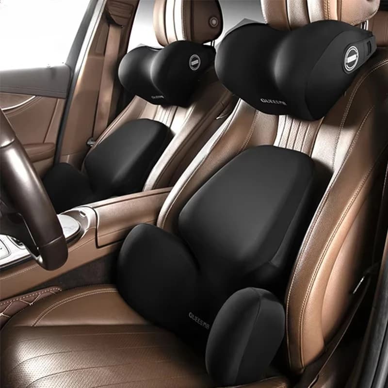 Cuscino per sedile auto, cuscino ergonomico in memory foam adatto per sedie da ufficio, sedie a rotelle, design morbido ed elastico con supporto lombare