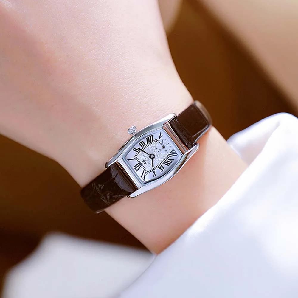 Orologio da polso al quarzo quadrato alla moda per donna, marchio di lusso, quadrante romano, cinturino in pelle, orologi da donna, orologio impermeabile, regalo nuovo