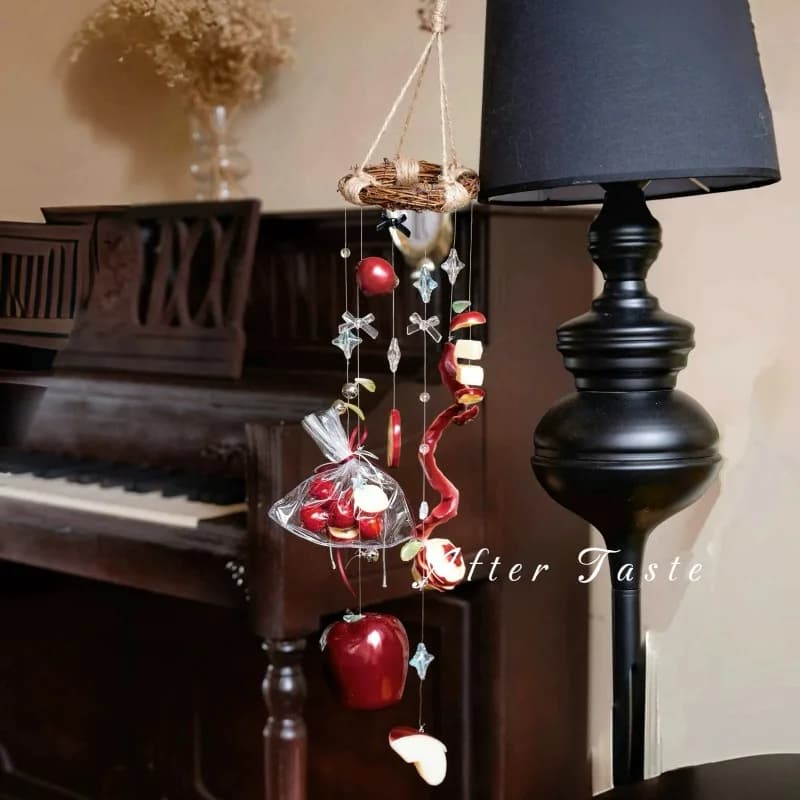 Apple wind chimes bell gift original pendant wind chimes DIY material package