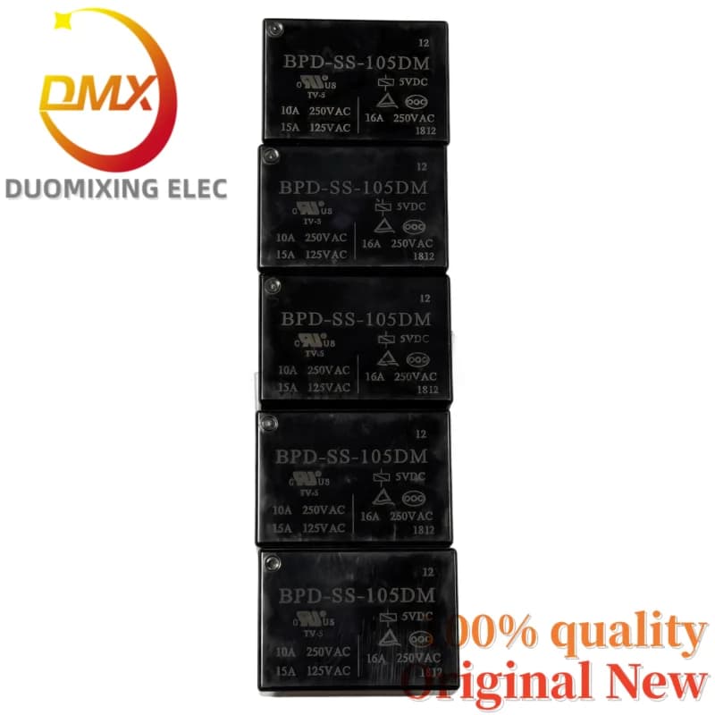 15 PEZZI/LOTTO 100% New BPD-SS-105DM 4-pin 5V Relay for Electric kettle at constant temperature 10A 250VAC